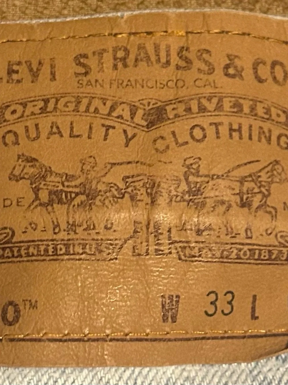 Vintage Levi’s Jorts Orange Tab